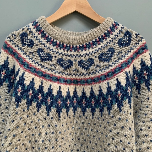 Vintage Woolrich Fair Isle Wool Sweater - Picture 3 of 6